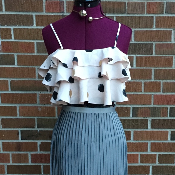 Polka dot crop top - Picture 5 of 9